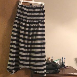 Strapless beach dress